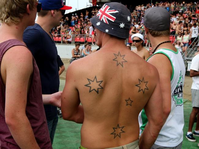 Some tattoo artists refer to the Southern Cross as the “Aussie Swazi”, referencing the Swastika