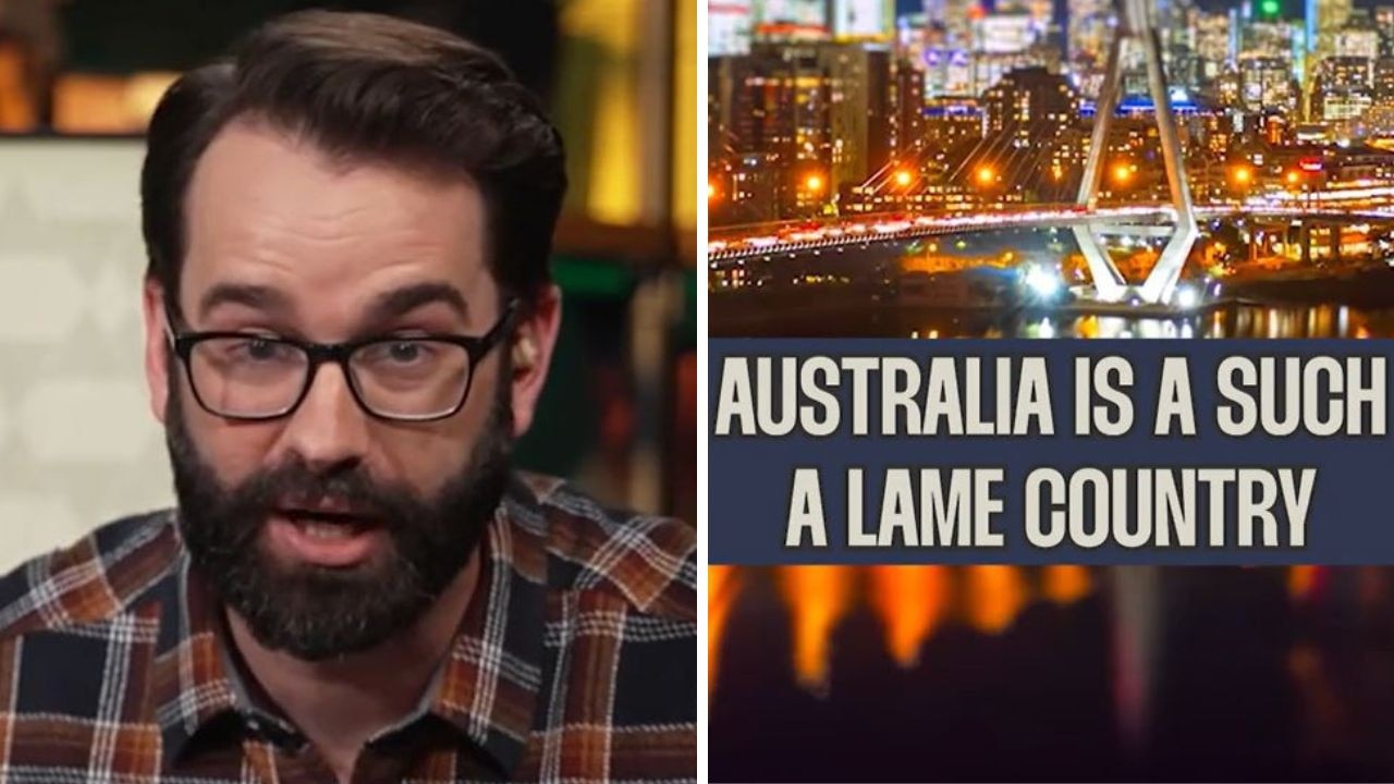 American podcaster brands Australia ‘lamest country on earth’ in bizarre rant.