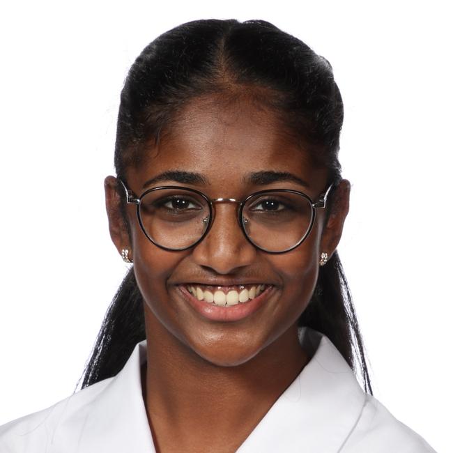 Myuri Gopalapillai, School Captain at Trinity Anglican School. Photo: supplied