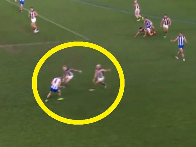 North Melbourne dudded by no 50m penalty