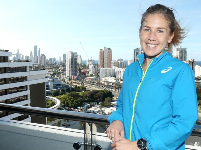 Pictured at the Star at Broadbeach  Rio 2016 Olympic Games marathoner Jess Trengove from South Australia  ahead of the ASICS Half Marathon race at the Gold Coast Airport Marathon on Sunday 2 July.  Picture Mike Batterham