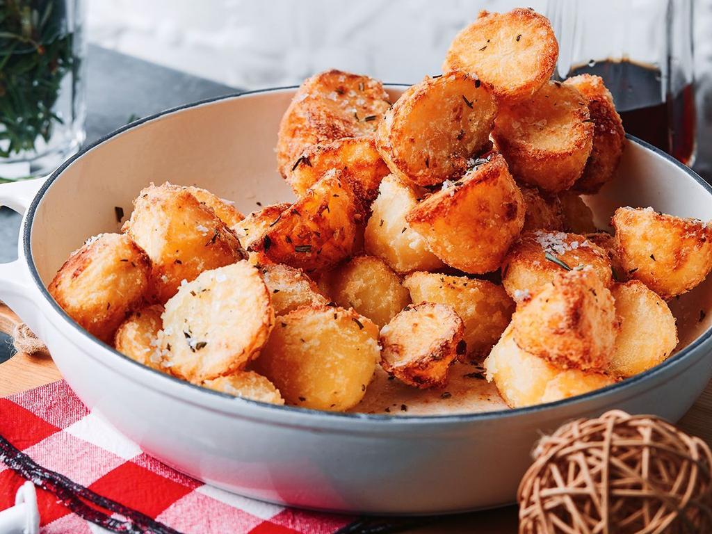 Duck-fat potatoes.