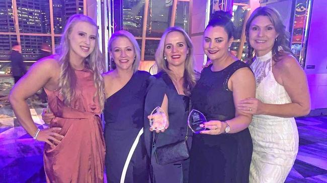 WINNERS: The team from Noosa Cruise and Travel at the recent National Travel Agency Awards black tie gala dinner in Sydney. Picture: Contributed