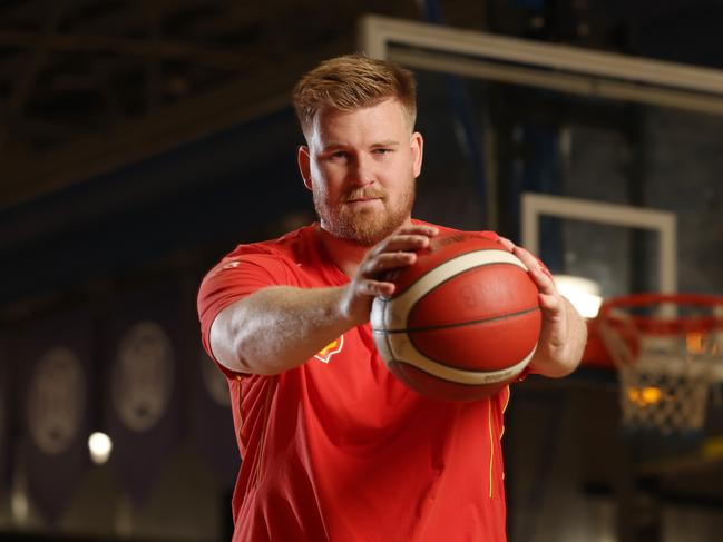 Harry Froling could be on his way back to the NBL, two years after being told he’d never play again. Picture: Liam Kidston