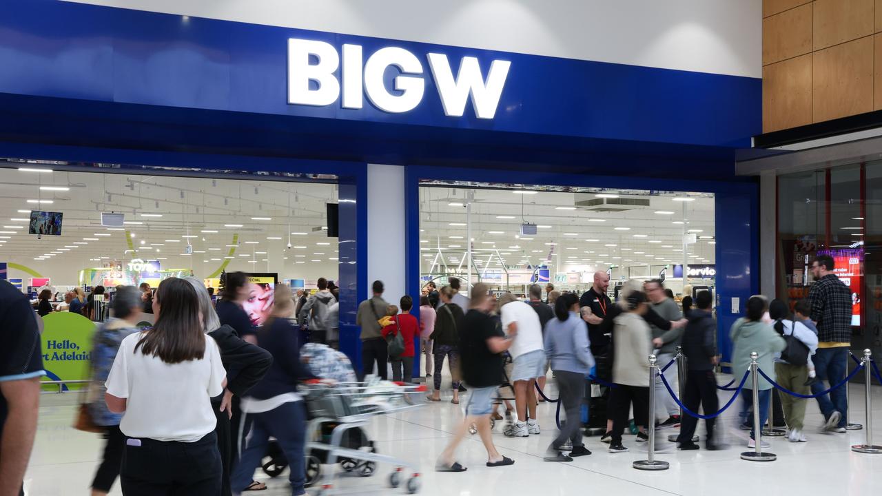 Big W stores will be operating as normal across all states. Picture: Supplied by Precision Group