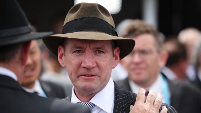 Trainer Ciaron Maher has spoken out about the senior jockeys’ boycott of jumpouts