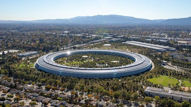 The Apple Park campus in Cupertino, California. Picture: Bloomberg