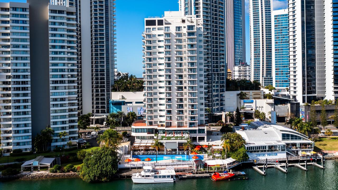 Vibe Hotel and Surfers Paradise Pavilion are up for sale. Picture: Supplied by JLL