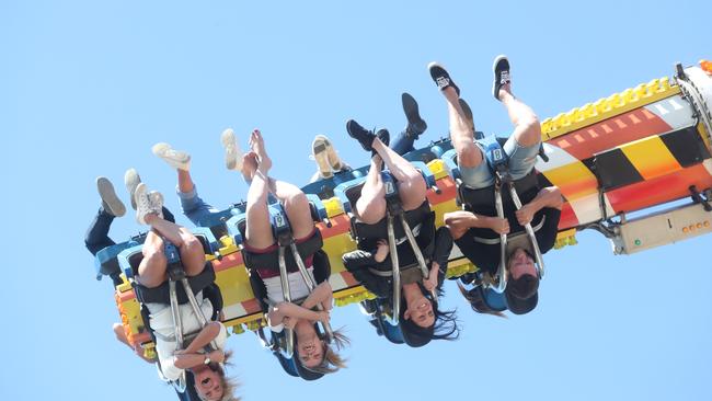 Thrillseekers are the Gold Coast Show. Picture: Richard Gosling