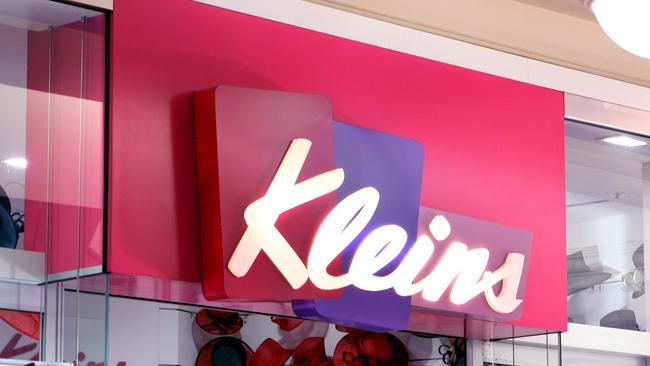 Kleins stores were popular with teenage girls.