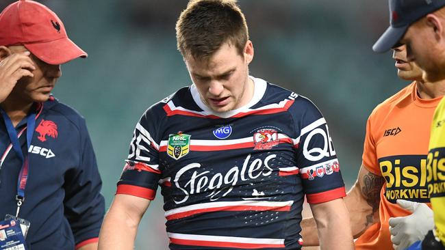 Injured Luke Keary will be disappointed to miss out. (AAP Image/Brendan Esposito)