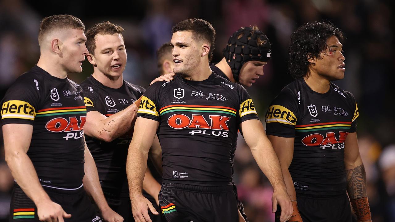 Nathan Cleary produced yet another masterclass performance to dominate the Sydney Roosters. Picture: Getty Images.