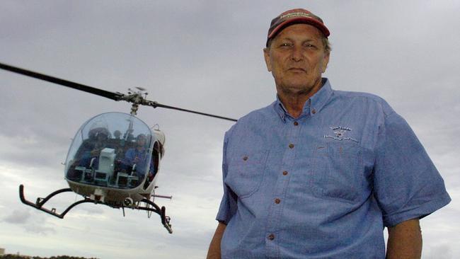 Local helicopter operator Graeme Gillies. Photo :Barry Leddicoat.