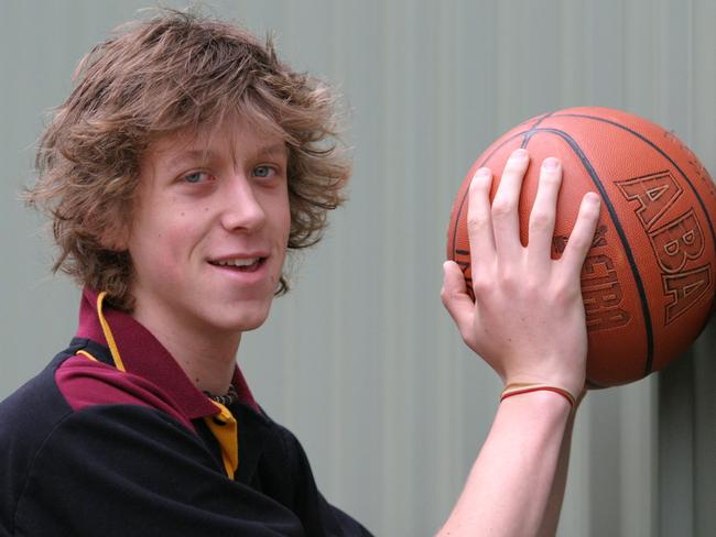 Did Joe Ingles fathom the heights he would one day reach way back in 2004? Picture: Stephen Laffer