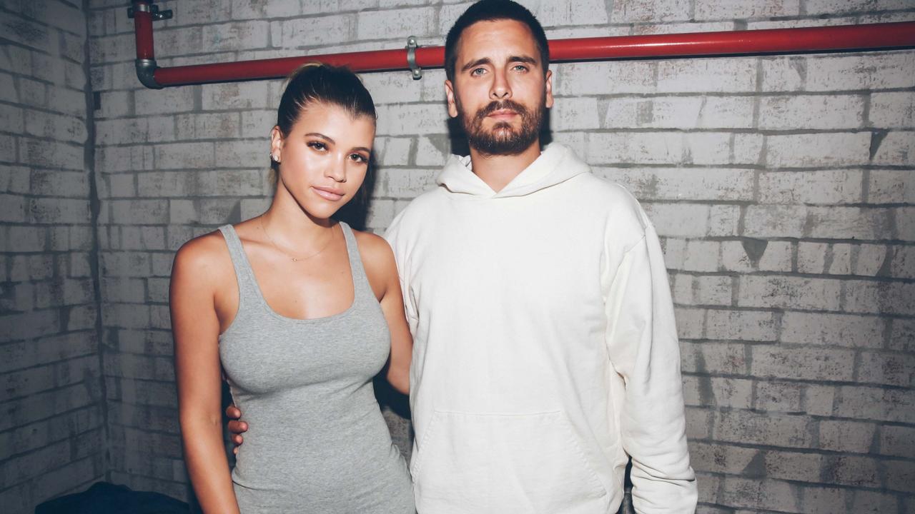 Disick with ex Sofia Richie. Picture: APL