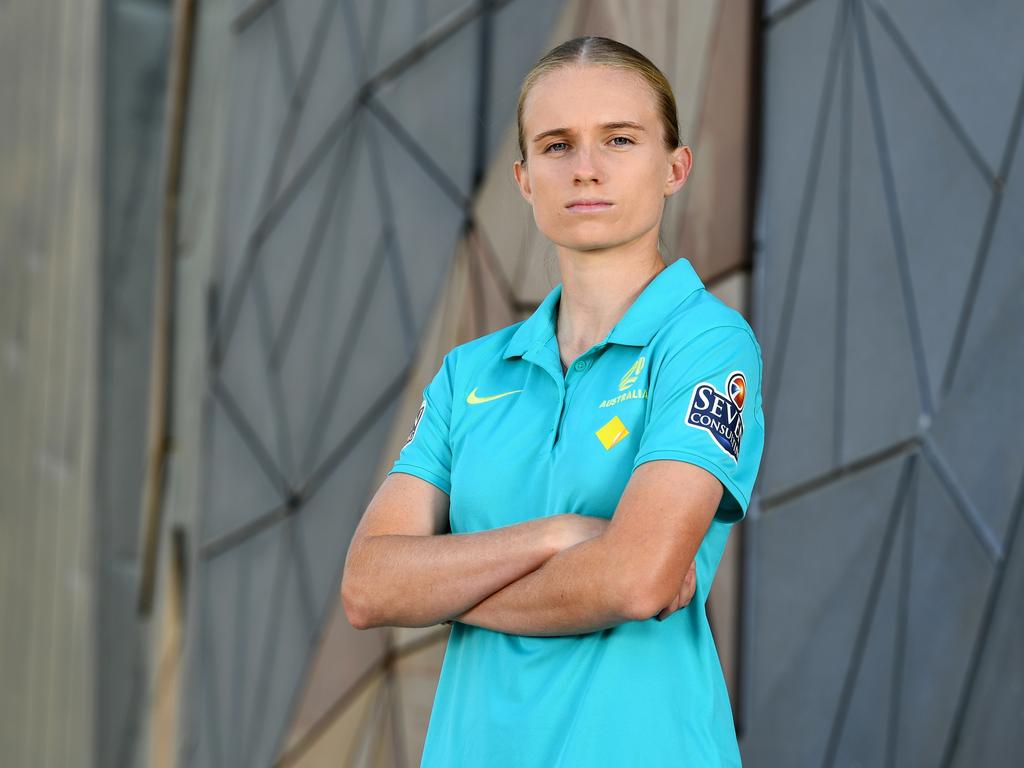 It’s been along road to the Matildas, and the Olympic Games, for Kaitlyn Torpey. Picture: Getty Images