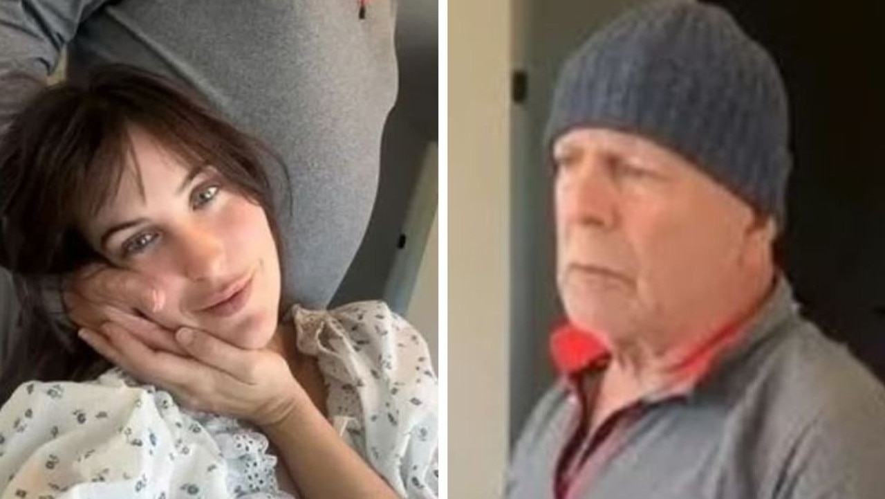 Frail-looking Bruce Willis, 68, clutches daughter’s hand amid dementia ...