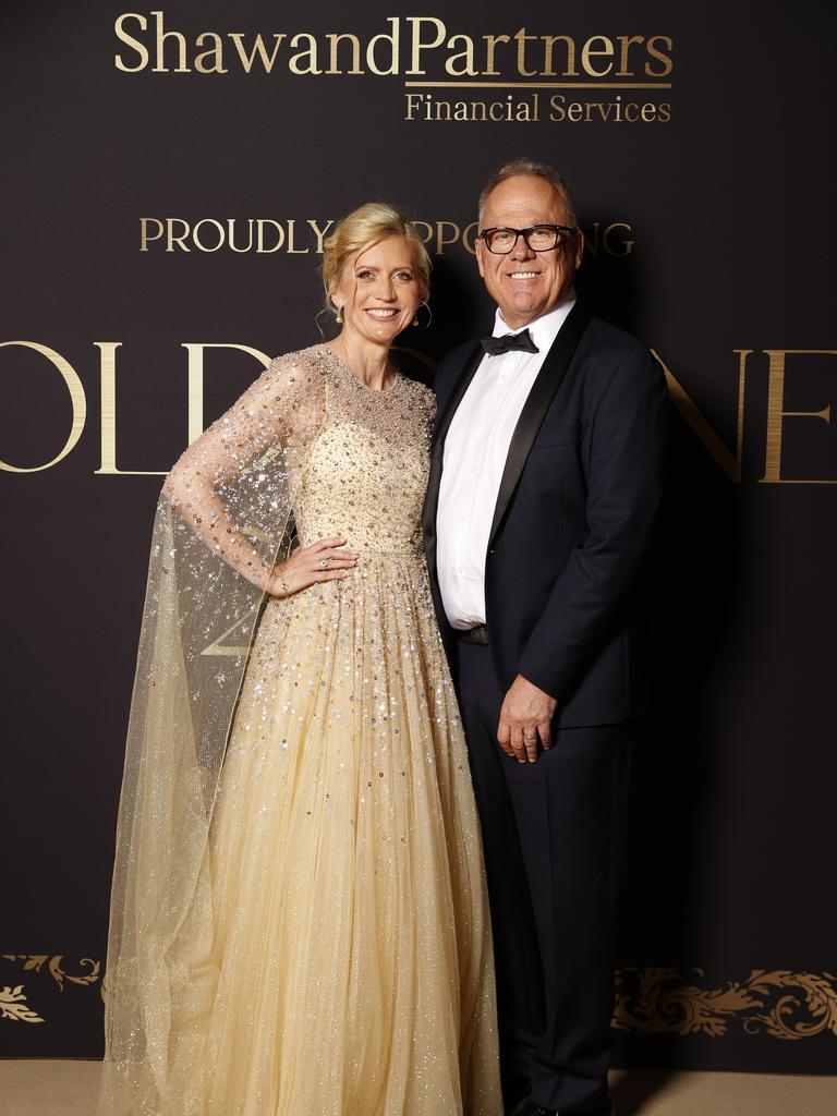 Jo and Tom Pongrass at the Gold Dinner Fundraiser for the Sydney Children’s Hospital Picture: Jonathan Ng