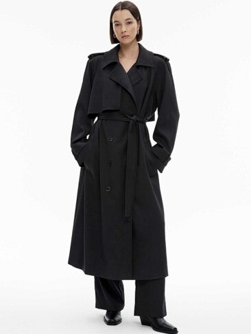 Draped Trench Coat. Picture: Witchery.