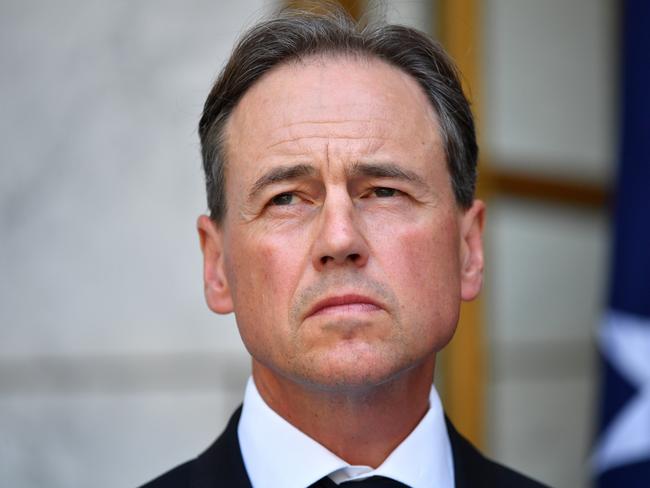 Minister for Health Greg Hunt. Picture: Mick Tsikas