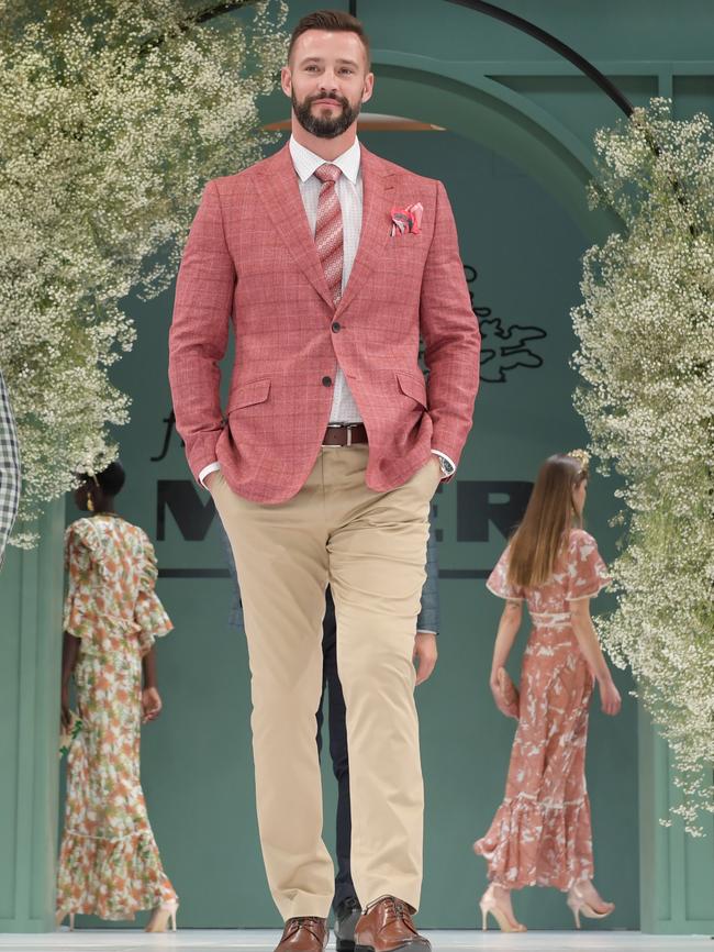 At the Spring Fashion Launch at Flemington Racecourse in Melbourne earlier this month. Picture: AAP