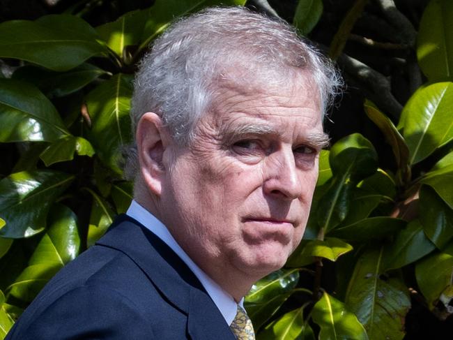 Prince Andrew, Duke of York, departs after attending the Easter Sunday church service at St George's Chapel in Windsor Castle on 9 April 2023 in Windsor, United Kingdom. Easter Sunday is the focal point of the Royal Family's Easter celebrations and this will be the first without Queen Elizabeth II. (photo by Mark Kerrison/In Pictures via Getty Images)