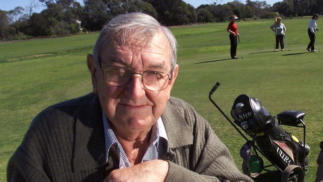 St Leonards golf course president Geoff Henderson and capt. & course supervisor Paddy Walsh, fighting to save the course.