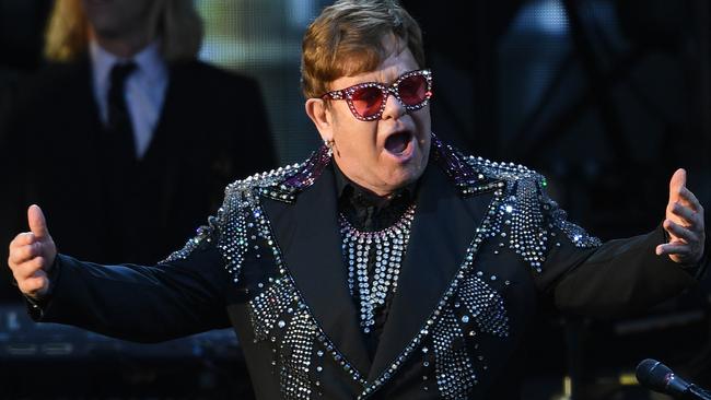 The tail end of Sir Elton John’s tour has been marred by wild weather and illness. Picture: AAP Image/Julian Smith