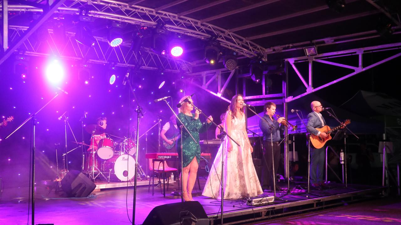 Community groups, dancers and choirs put on a spectacular show at the Moranbah Carols by Candlelight each year.