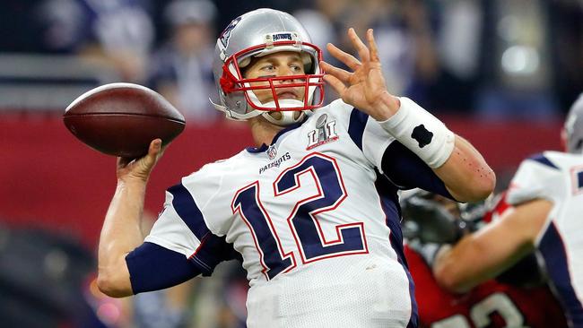 Tom Brady led New England’s comeback against Atlanta. Picture: AFP