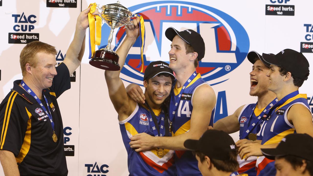 Ben Cavarra led the Eastern Ranges to the 2013 TAC Cup premiership.