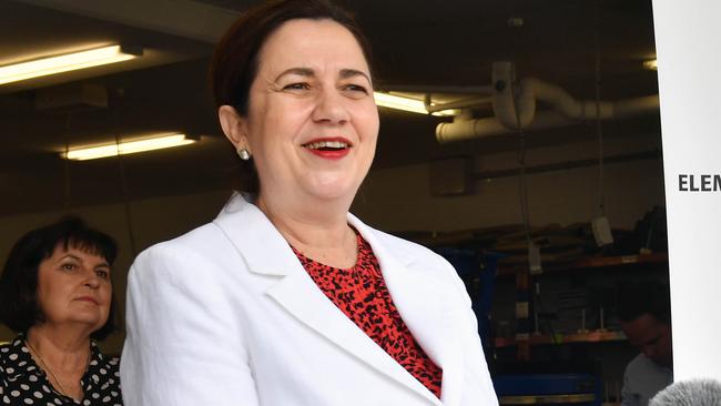 Premier Annastacia Palaszczuk appears to be at odds with her own lawyers about the impact of her border closures on the Queensland businesses. Picture: Tony Martin