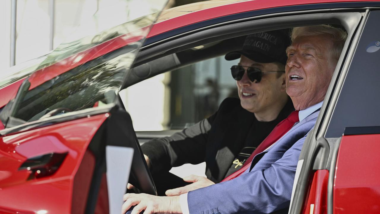 The bromance between President Donald Trump and Tesla CEO Elon Musk appears to be over. Picture: AP