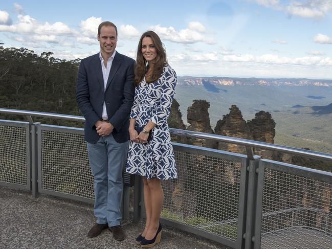 The royals helped promote the Blue Mountains to an international audience back in 2014. Picture: Arthur Edwards- WPA Pool/Getty Images)