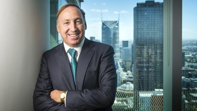 AustraliaSuper chief investment officer Mark Delaney said funds under management have grown to $300bn, which is set to soar to $500bn over the next four to five years. Picture: Eugene Hyland