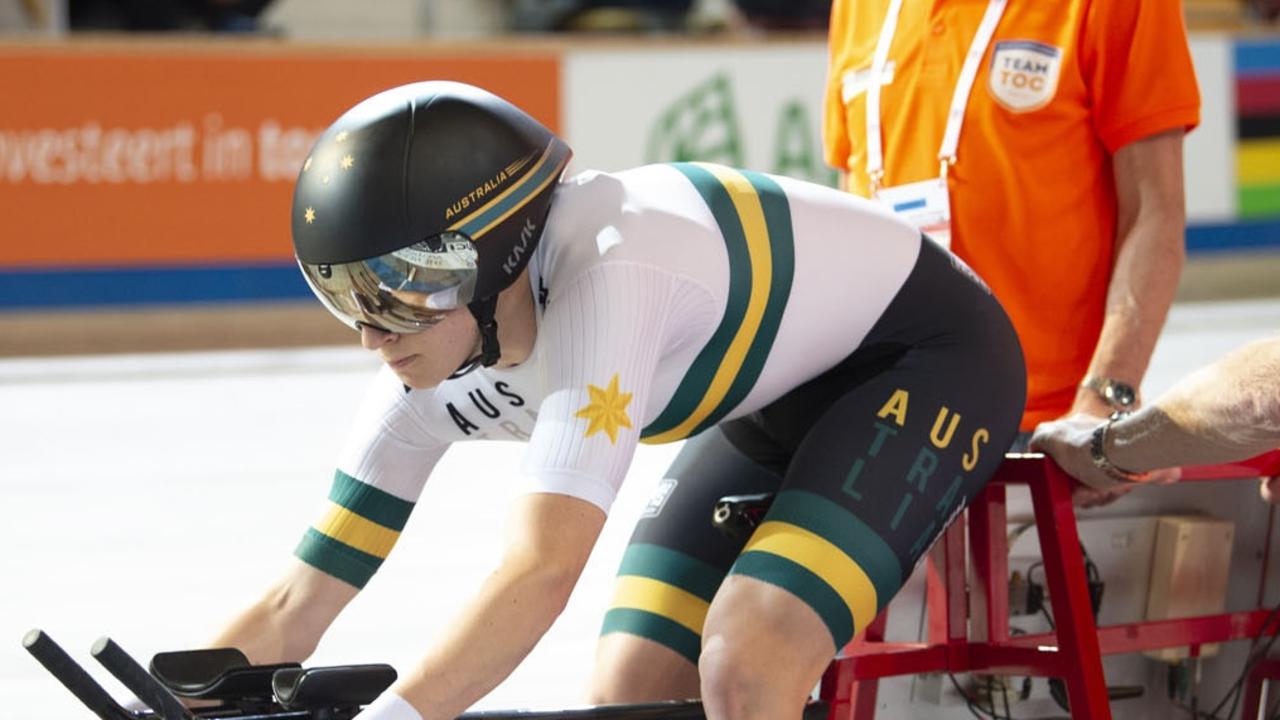Cyclist Gordon Allan is contesting the race against the clock at the Paralympics. Pic: Casey Gibson.