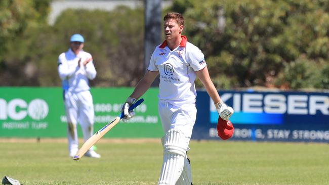 Shaun Fankhauser hit the most runs in BPCA A1 in round one. Picture: Mark Wilson