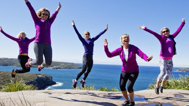 Wild Women on Top at Tania Park, Manly. Pic Jenny Evans