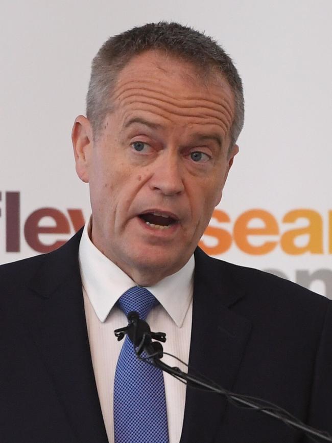 Opposition leader Bill Shorten