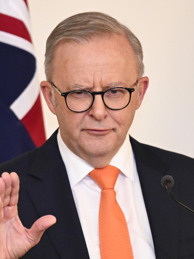 PM Anthony Albanese. Picture: NewsWire / Martin Ollman