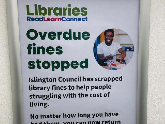 The cost of living crisis means Islington Council in London is waiving late fees. Picture: Gary Nunn