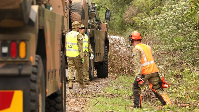 Some residents in the area have been without power for more than a week. Picture: Adam Head