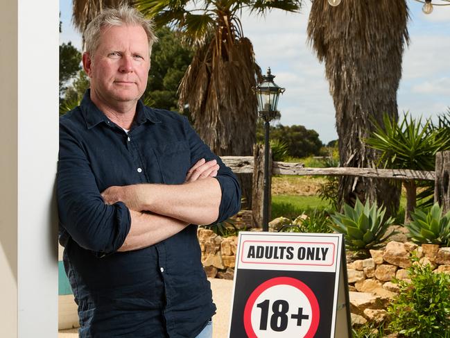 Matt Head from Big Easy Radio in Aldinga Beach, where the venue is now kid-free, Friday, Sept. 30, 2022. Picture: MATT LOXTON