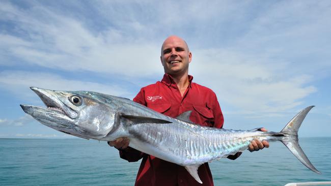 Evan Needham caught this impressive Vernon Islands Spanish mackerel a few years back.