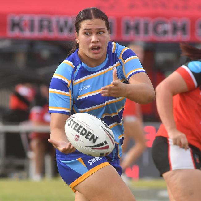 Women's game between Kirwan High and St Margaret Mary's College at Kirwan High. Picture: Evan Morgan