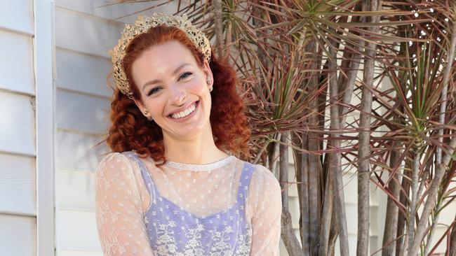 Yellow Wiggle Emma Watkins with some of her favourite things at home. Pictures: John Fotiadis