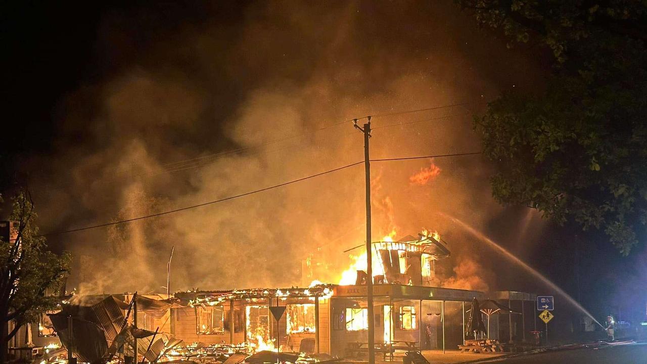 ‘Sad day’: Small town’s only pub destroyed by massive blaze