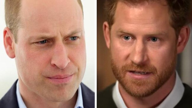 Prince Harry’s relationship with Prince William remains trained. picture: Supplied