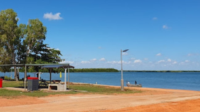 The boat ramp area at Aurukun known locally as the landing. Picture: Supplied