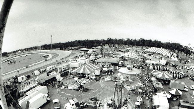 Gold Coast History: Aerial at the Gold Coast Show in 1992.